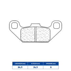 SET PASTIGLIE FRENO CL BRAKES 2799ATV1