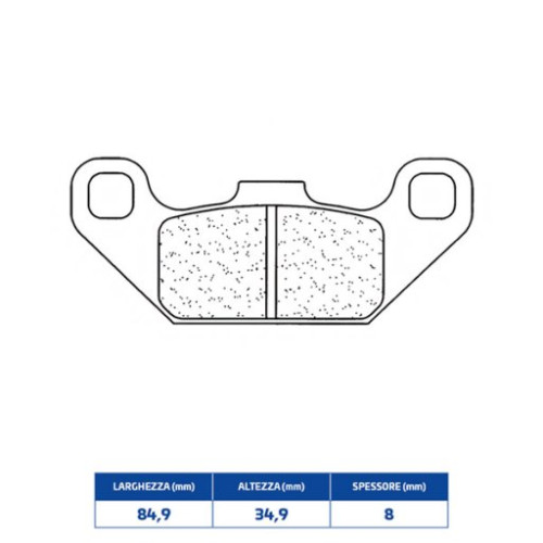 SET PASTIGLIE FRENO CL BRAKES 2799ATV1