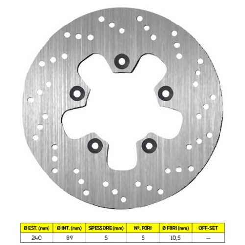 DISCO FRENO SBS 5084