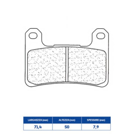 SET PASTIGLIE FRENO CL BRAKES 1133XBK5
