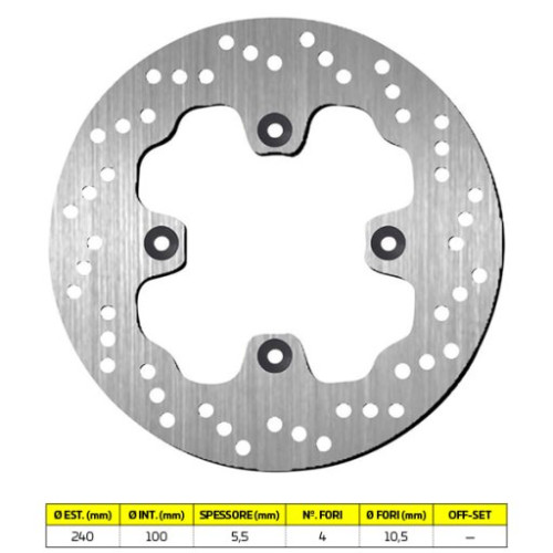 DISCO FRENO SBS 5096