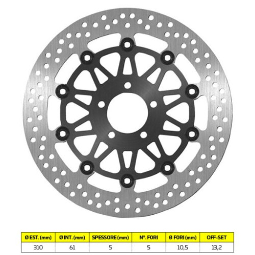 DISCO FRENO SBS 5267