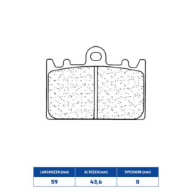 SET PASTIGLIE FRENO CL BRAKES 2363XBK5