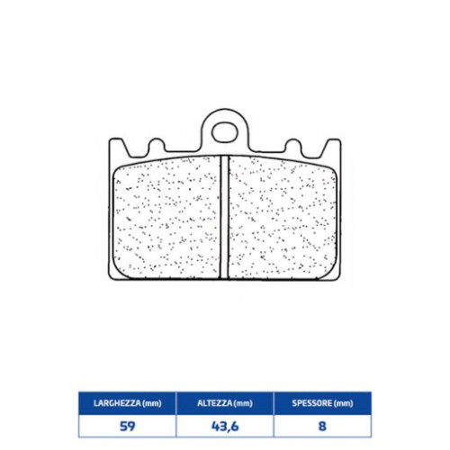 SET PASTIGLIE FRENO CL BRAKES 2363XBK5