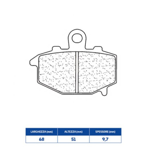 SET PASTIGLIE FRENO CL BRAKES 2381RX3